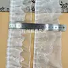 En Stock Venta Directa Doble Capa Encaje Gasa Plisado Volantes en Puños y Dobladillo de Falda Accesorios de Ropa Lolita