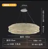 Lustre de Cristal de Luxo Leve Italiano para Sala de Estar Simples de Alto Padrão para Villa Sala de Jantar Quarto Hall Lâmpada Principal 2024 Novo