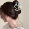 Presilha de Laço de Cachorro com Bolinhas para Mulheres 2025 Novo Estilo Cabelo Meio Preso Presilha Tubarão Presilha de Cabelo Acessórios de Cabelo na Parte de Trás da Cabeça