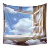 Tapiz Transfronterizo Bohemio Tapiz Decorativo para Habitación Tela Decorativa Tela de Fondo Tapiz Paisaje Ins Tapiz