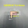 Codo pagoda de cobre salida de aire en ángulo recto rosca gruesa métrica M12 tubo de inserción 8/10 boquilla de agua para moldes conector de suministro de agua de 90 grados