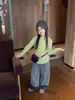 Nuevo Top Sencillo y Fresco de Color Puro para Niñas Otoño 2026, Camiseta Básica Holgada y Cómoda Estilo Coreano para Niños para Principios de Otoño