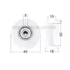Rodamientos con Recubrimiento de Plástico 608 Rodillo con Ranura 624U Polea para Puertas y Ventanas Deslizantes 625 Ranura de Eub de Nylon Fabricante 626