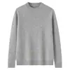 Baicai Rong 2026 Nuevo Suéter de Lana para Hombre Otoño/Invierno Cuello Semi Alto Casual Cálido Base de Punto para Negocios