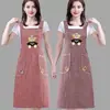 Un Delantal de Trabajo de Moda para Drop-Shipping, por Encima de la Rodilla, Dulce y Largo, Algodón Extra Grande, Delantal Suave y Cómodo para el Trabajo