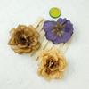 Simulación de rosa de 12 cm de diámetro, cabeza de rosa Leffi, guirnalda de flores hecha a mano para decoración de pared, flor artificial, flor decorativa.