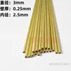 Diámetro 1 2 3 4 40 50 mm tubo redondo pequeño de latón capilar hueco de pared delgada h62/h65 tubo de latón protección ambiental