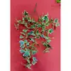 Colgante de Pared de Planta Simulada al por Mayor Colgante de Pared Pequeño de Potos Decoración de Pared Interior Ornamentos de Paisajismo para Patio Exterior Plantas Verdes Falsas