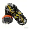 Cubrezapatos de Acero Inoxidable con Cadena Antideslizante de Silicona de 24 Dientes para Hielo y Nieve en Exteriores de Invierno, Crampones de Silicona con Diversas Cadenas