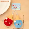 Raqueta Bádminton Tenis de Mesa Muñeca Colgante Peluche Lindo Muñeca Pequeña Colgante Llavero Bolsa Decoración de Empaque Adorno