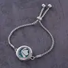 Regalo novia acero titanio hueco aromaterapia abierto pulsera aceite esencial tamaño ajustable europeo y americano pulsera perfume moda