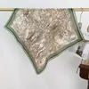 Nuevo Bufanda de Algodón y Lino de 68 cm con Tacto Natural Cuadrada Pequeña Estilo Coreano Moda Versátil Profesional para Viajes Salir Protección Solar Pañuelo para la Cabeza de Mujer