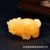 Joyería de Alcohol de Cristal Cristal Blanco Polvo de Cristal Jade Dongling Adornos de Tortuga Adornos Basálticos Joyería Artesanal de Cristal Tallada a Mano