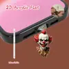 Tapón de polvo para teléfono móvil 2D, colgante acrílico de gatito transfronterizo, colgante de Tipo C enojado, artículo de venta caliente, otros productos africanos