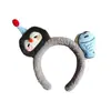 Linda Diadema de Pingüino de Peluche con Cabeza de Pez para Mujer, Dibujos Animados, Lavado de Cara, Maquillaje, Presión para el Cabello, Diadema, Nuevo Pasador para el Cabello, Tocado 2025