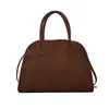 Procesamiento y Personalización de Bolso Tote de Gran Capacidad con Textura Retro Europea y Americana Nuevo para Mujer Bolso de Hombro Versátil Mate para el Trabajo