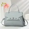 Bolsa Clássica com Costura Simples e Fashion para Mulheres, Bolsa Transversal de Alta Qualidade com Fecho Clássico Tendência