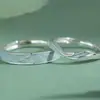 Anillo de Pareja Qingluan Nueva Moda Diseño Simple de Nicho Lujo Accesible Sentido de Gama Alta Un Par de Anillos Abiertos Ajustables
