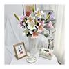 Flor artificial nueva transfronteriza Lirio 3D flor decorativa hogar sala de estar mueble de TV arreglo de flores de lirio decoración floral flor falsa
