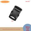 Fábrica 25mm plástico cinta do cão fivela ajustável pet segurança buckle saco novo lado aberto buckle fornecimento
