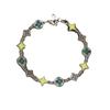 Estilo INS Diseño de Nicho Esmalte Flor Antigua Pulsera Lujo Ligero Gama Alta Colorido Trébol de Cuatro Hojas Pulsera Personalizada Versátil