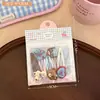 Lindo juego de accesorios para el cabello, perfecto para niñas, versátil para varios peinados, incluyendo coletas gemelas, chongos infantiles y pasadores con temática de dibujos animados para el fleco