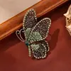 Broche de Borboleta Europeu e Americano Novo Meio Rosto, Design Moderno e Elegante, Acessórios de Alfinete de Alta Qualidade para Senhoras, Corsage Retrô