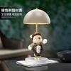 Luz de Noche Oso Regalo de Cumpleaños Habitación Infantil Adornos de Dibujos Animados Lámpara de Mesa Pequeña Lámpara de Ambiente para Dormitorio Mesita de Noche para Niños y Amigos