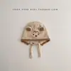 Gorros para Bebés y Niños Pequeños, Gorros de Lana Tejida Cálidos y Engrosados de Otoño e Invierno para Bebés Niños y Niñas, Gorros Antiviento para Protección de Orejas de Bebés de Pocos Meses