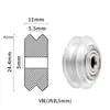 Poleas para Impresoras 3D, Rieles Guía, Ruedas Tensadoras, Ruedas Grandes, Ruedas Pequeñas, Ruedas Pasivas, Ruedas con Rodamiento, Ruedas de Plástico en V