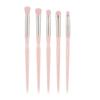 Conjunto Conveniente de 5 Pincéis para Maquiagem dos Olhos Pincel para Sombra Pincel para Delineador Pincel Halo Pincel para Corretivo Pincel para Sobrancelhas atacado