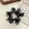 2024 Novo Elástico de Cabelo de Cristal Dongdaemun para Mulheres, Corda Elegante para Rabo de Cavalo, Faixa para Coque, Acessório de Cabelo