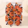 Accesorios para el cabello de Acción de Gracias, bestseller transfronterizo de Amazon: pavo, calabaza, clips para el cabello de otoño e invierno para niños, accesorios para la cabeza festivos, clips para el cabello de cola de golondrina