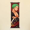 Pintura en aerosol HD caricatura one piece Luffy Sauron pintura colgante pintura decorativa para dormitorio póster de exposición de cómic pintura colgante