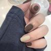 Color Saltarín Café Leche Té Usar Arte de Uñas Uña Postiza Acabada Parche para Uñas Parche para Uñas Impermeable Removible Parche para Uñas