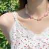 Accesorios esenciales de verano para el dopamina wear ~ temperamento dulce chica personalidad color combinable cadena clavicular femenina marea