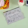 Bolsas sin fondo para conservación de alimentos con interior de papel de aluminio, Bolsas de almacenamiento de grado alimenticio para refrigeradores, Bolsas reutilizables con cierre hermético para congelador