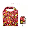 Almacén directo de fábrica tela de flores con forma de teléfono móvil plegable portátil bolsa de compras bolsa publicitaria LOGO transfronterizo