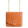 Nova Bolsa Transversal Feminina Celebridade da Internet Casual Mini Fivela Redonda Porta-Moedas Batom Bolsa de Ombro Transversal Pronta para Venda