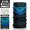 Yiya en stock modelo nuevo capucha de ciclismo jacquard a prueba de viento de cara completa, parasol exterior de color sólido, secado rápido, a prueba de frío y máscara facial cálida