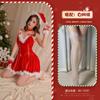 Cosplay de Coelho Sexy de Natal com Cintura de Tira Celebridade da Internet Boate Camisa de Ano Novo Fantasia para Performance de Palco