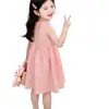 Vestido de Verano para Niña 2026 Nuevo de Moda Conjunto de Verano para Bebé Vestido sin Mangas tipo Camiseta Vestido Dulce y Lindo para Niños