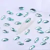 Nuevos Accesorios de Diamante para Manicura Libro Rojo Pequeño Diamante Azul Lago Claro Diamante con Textura Láser de Verano Forma Plana