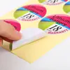 Ventas Directas de Fábrica de Etiquetas Autoadhesivas Personalizadas, Impresión de Etiquetas Redondas a Cuatro Colores, Pegatinas Autoadhesivas Impermeables y a Prueba de Aceite Personalización