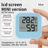 Fabricante novo mini medidor eletrônico de temperatura e umidade para ambientes internos e externos, casa, quarto de bebê, estufa, termômetro, termômetro eletrônico