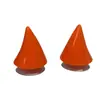 Decoración creativa para casco de vehículo eléctrico con cuernos pequeños, luz redonda de motocicleta retro, cuernos de ventosa de diablo, universal para motocicletas
