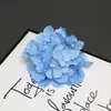 27 Peças Cabeças de Flores de Hortênsia Flores Artificiais Arranjo de Flores para Corredor de Casamento Flores Decorativas Tecido para Queda de Flores Cenário DIY Adereços de Cabeça de Flores Artificiais