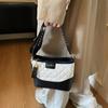 Estilo de Alta Gama de Moda Verano 2026 Nueva Moda Texturizada Correa Ancha para el Hombro Cruzada Versátil Bolso de Hombro Casual Bolso de Mano