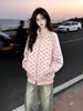 Sudadera de Marca de Moda Estilo Americano a Rayas con Cuello Alto y Estampado de Estrellas para Mujer, Chaqueta Deportiva Casual Otoño e Invierno, Novedad Otoño 2026