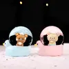 Popular en Xiaohongshu: Mini Oso de Baño Bola de Cristal, Bola de Nieve Creativa de Manivela, Regalo Navideño para Niñas, Al Por Mayor
